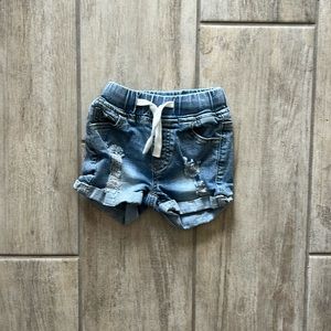 Little Bipsy Distressed Denim Shorts